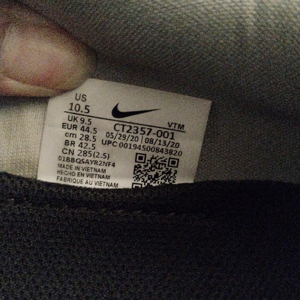 Nike Men's React Infinity Run Flyknit Size 10.5. - Picture 6 of 6
